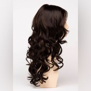 Envy Brianna Synthetic Wig - Dark Brown